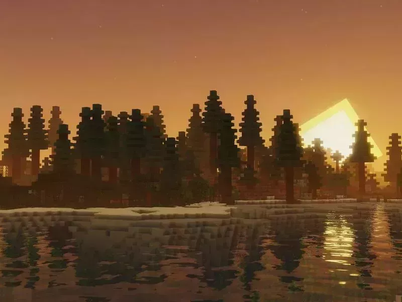 Shader Minecraft 1.21 - Điểm nhấn nước, bầu trời và môi trường Shader Minecraft 1.21 - Điểm nhấn nước, bầu trời và môi trường