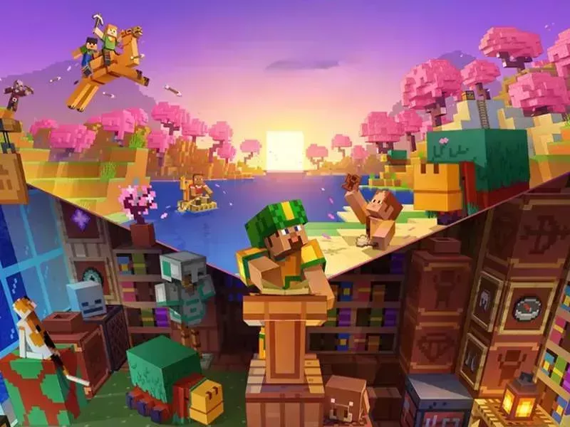 Tải minecraft pe 1.9 apk - Khối xây dựng, biển hiệu và vật liệu trang trí